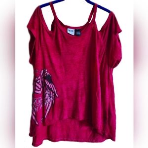 Harley-Davidson Women's Cold Shoulder Cutout Top